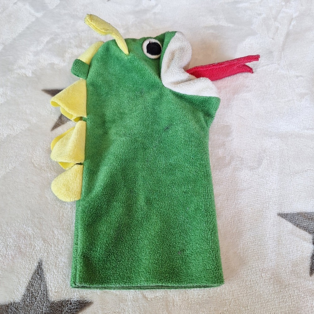 Baby Einstein Authentic Green Dragon Hand Puppet Plush Toy - Picture 2 of 7